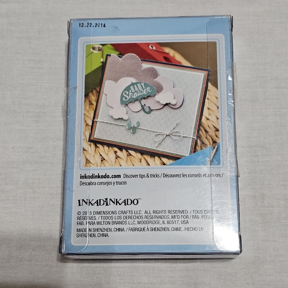 Inkadinkado Baby Shower Wood Mounted Stamp Set - 60-10167 - 5 Pieces - Picture 2 of 4